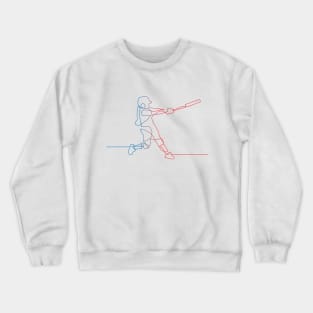 Line Art – Softball Batter Crewneck Sweatshirt